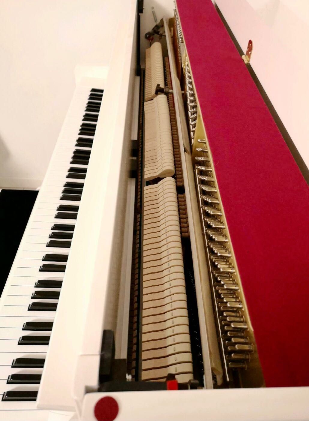 Pianino biale yamaha 114 idealny stan