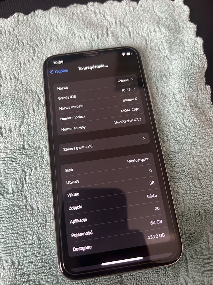 Iphone X 64 GB Bateria 96%