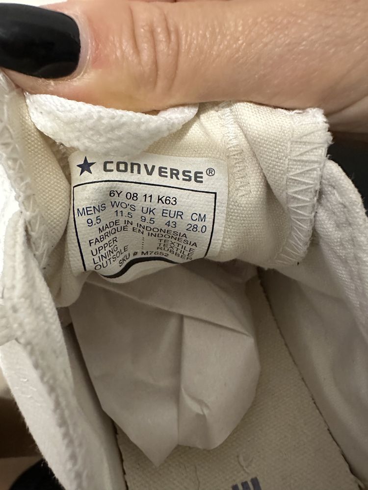 Trampki Converse białe niskie rozmiar 43