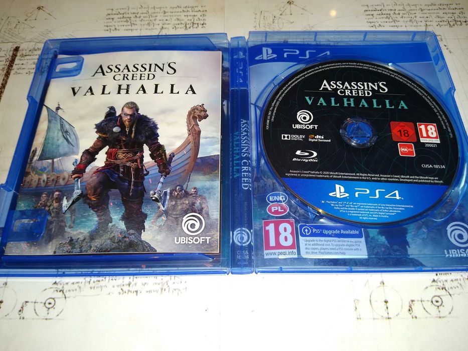 Assassins Creed Valhalla Ps4 polska wersja bez rys