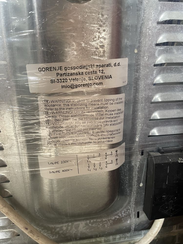 Електроплита Gorenje на запчасти