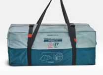 Tenda Decathlon com quarto e sala