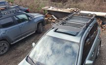Универсальный багажник на крышу авто, корзина на крышу авто Subaru на