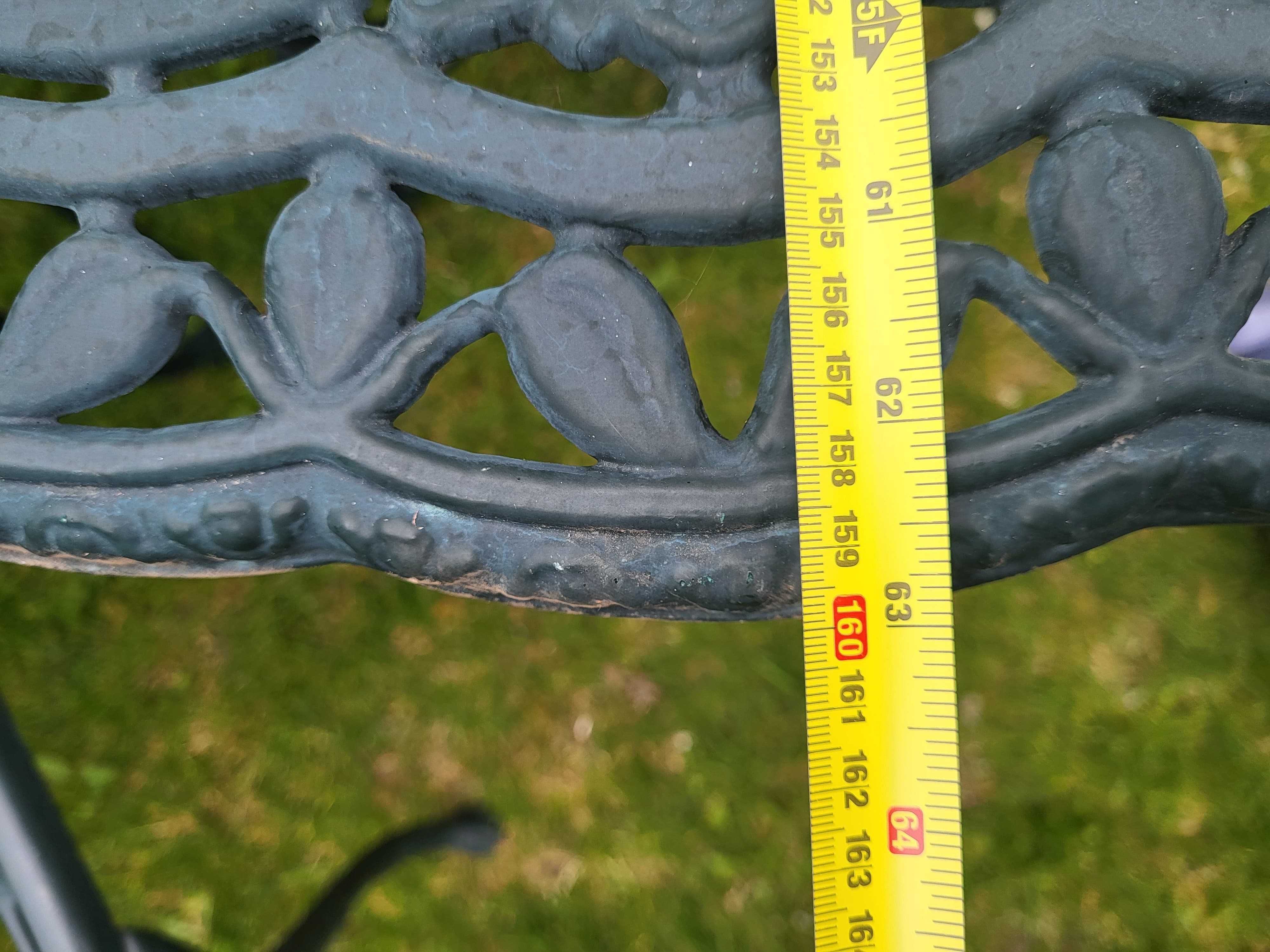 Zestaw aluminiowych mebli ogrodowych. Owalny stół + 4 krzesła Wysyłka