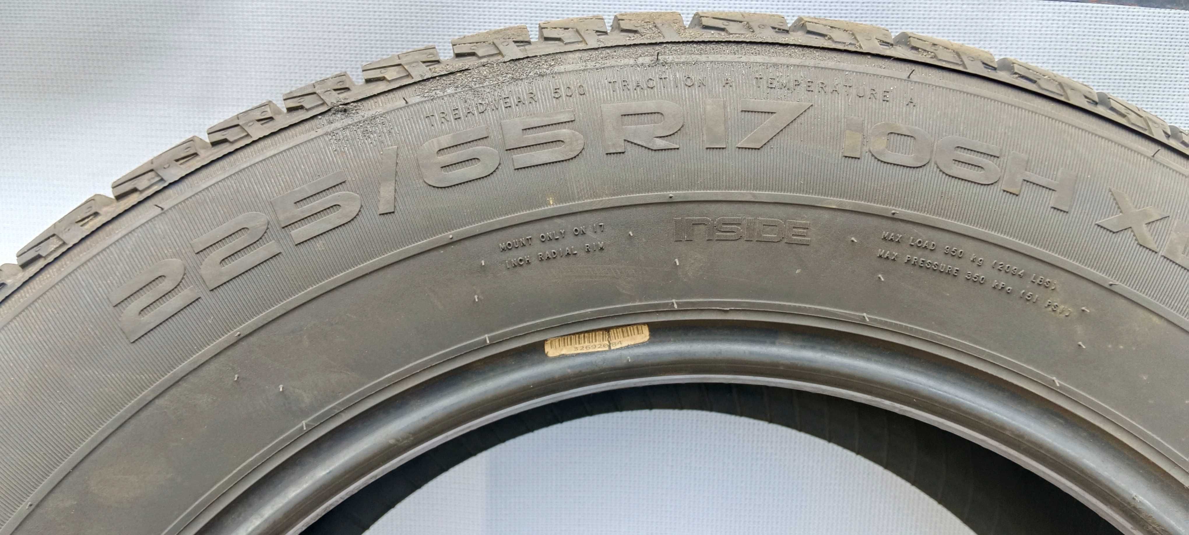 Sztuka 225/65R17 106H XL Nokian Line SUV dot.1116 leżak magazynowy