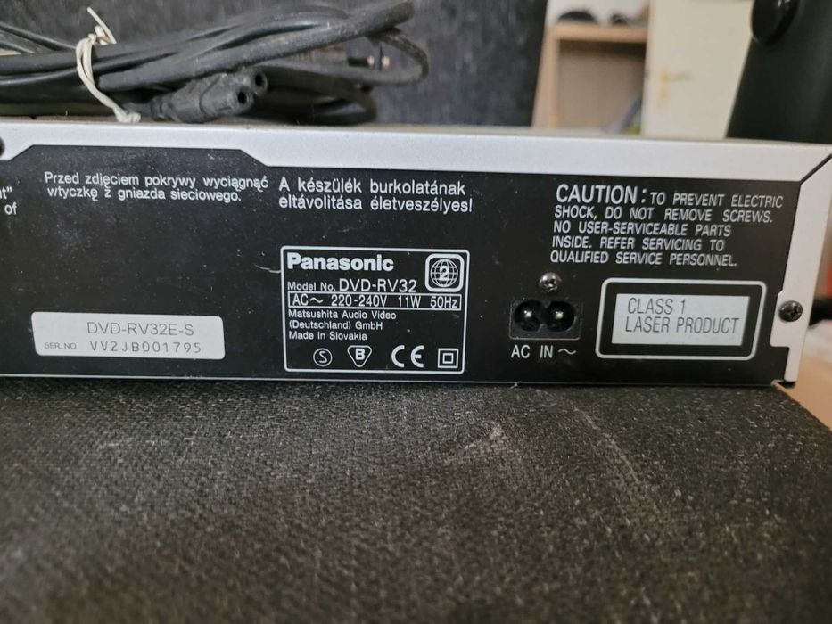 Odtwarzacz DVD Panasonic RV32E-S