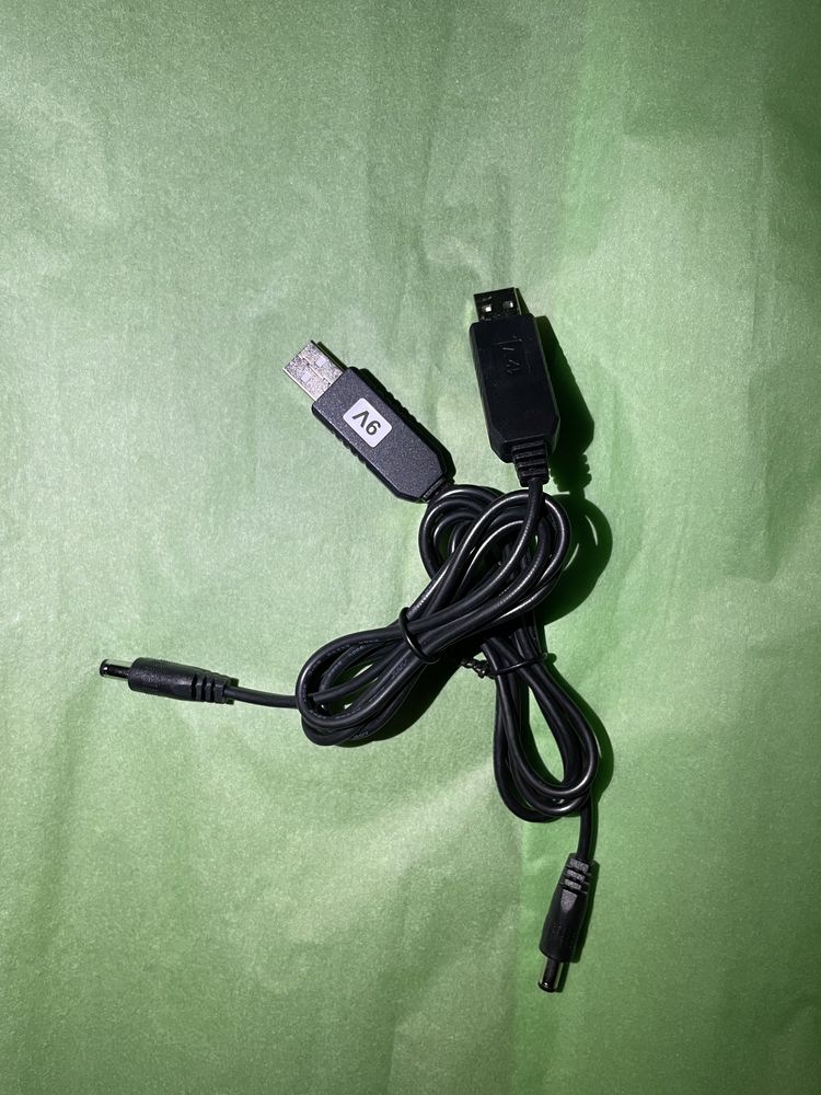 Кабель usb для роутера 9 / 12 V