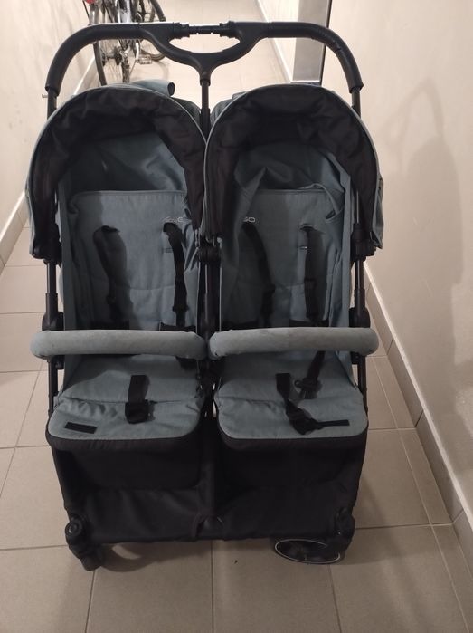 Wózek podwójny zielony