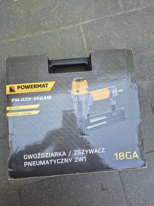 Gwoździarka, zszywacz pneumatyczny 2w1