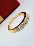 Pierścionek z diamentami 750/2,91 0,50ct!