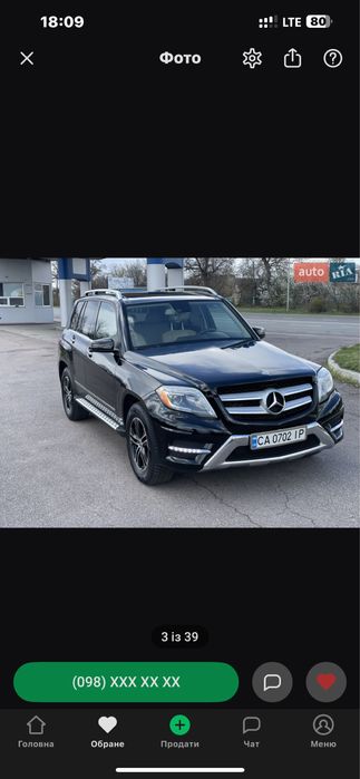Мерседес GLK 250