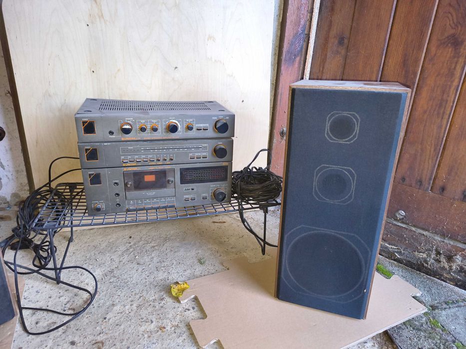 Zestaw UNITRA PW3015, T3015, M3016, + kolumny