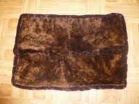 Меховый коврик ковер натуральный овчина 82 см/ 55 см