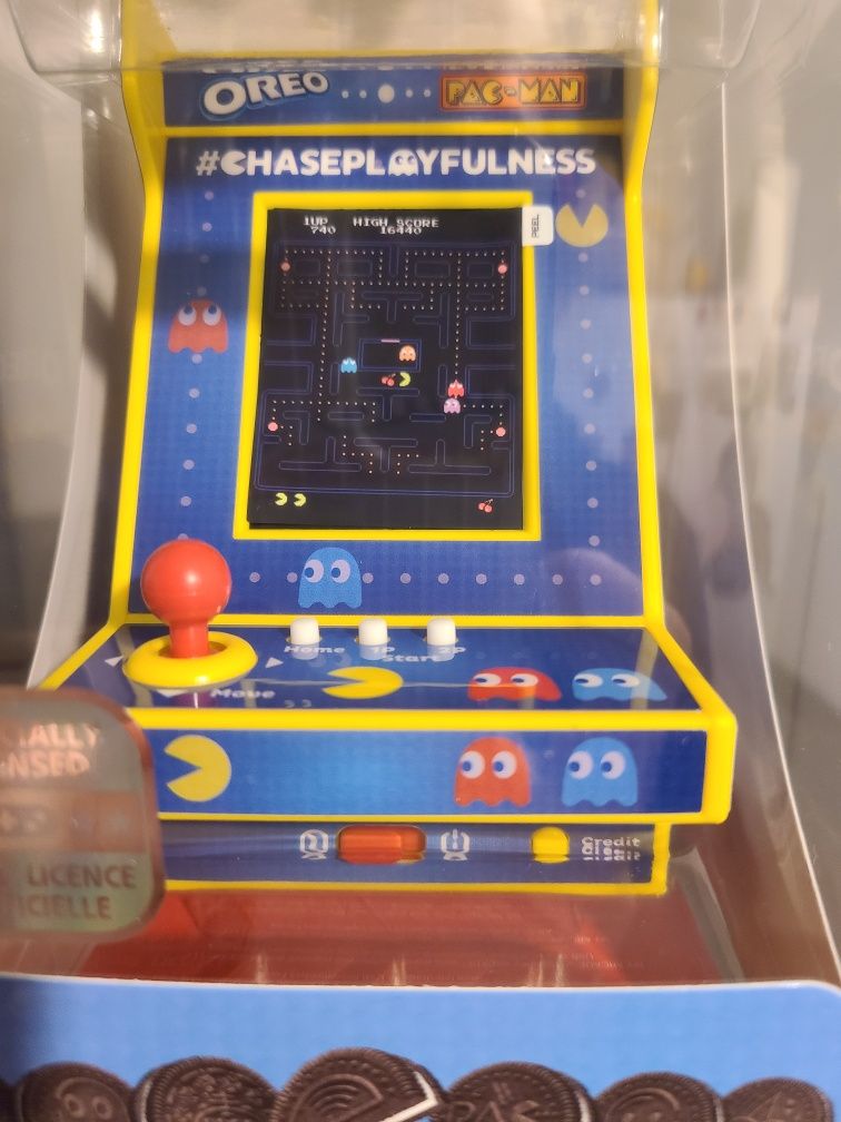Pacman Mini Arcade Edição especial Oreo