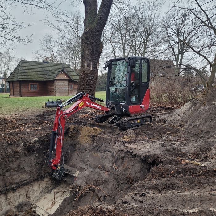 Minikoparka- usługi