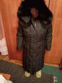 Пуховое пальто размер 50-52
