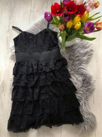 Sukienka czarna orsay rozmiar S