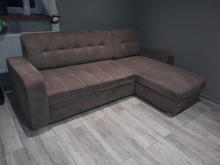 Wypoczynek kanapa naroznik sofa z funkcją spania