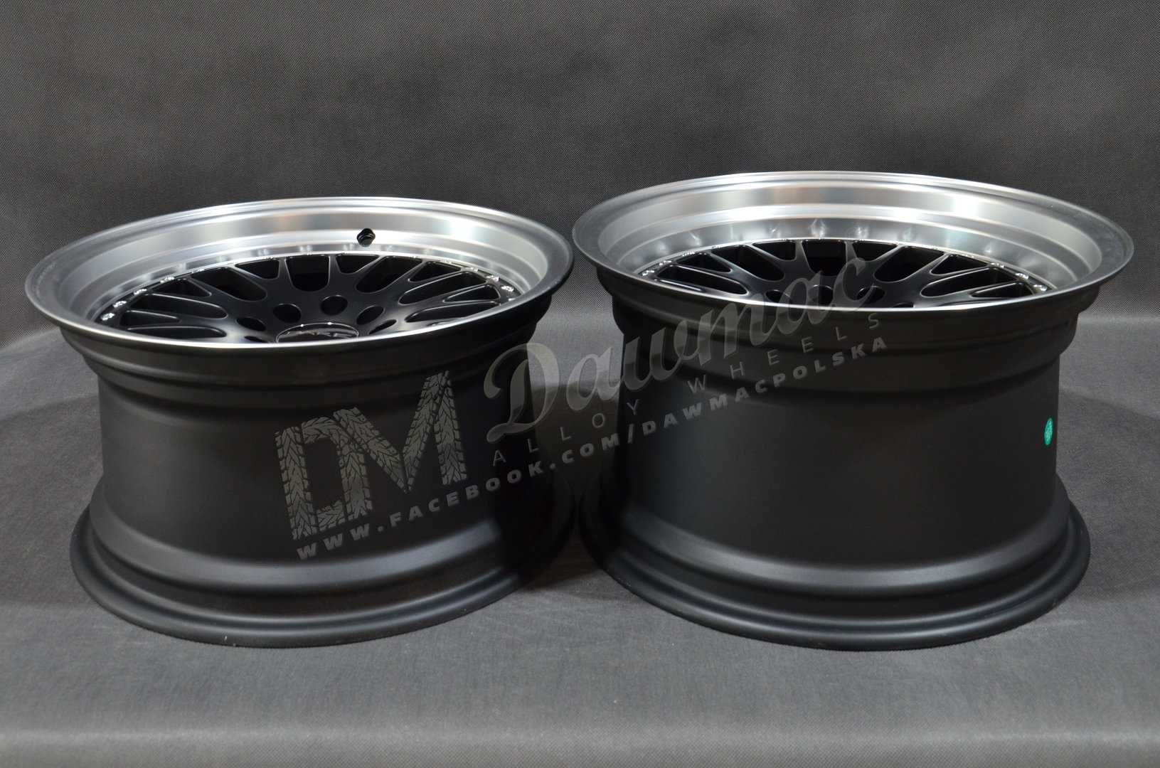 Felgi DARE Ind-27 15" 8J + 9J ET20 4x100 / 4x108 Matt Black