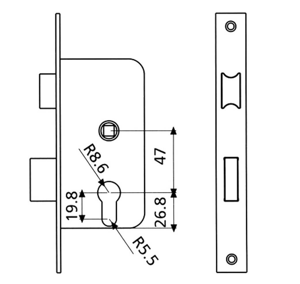 Tesa Assa Abloy Fechadura (1601)