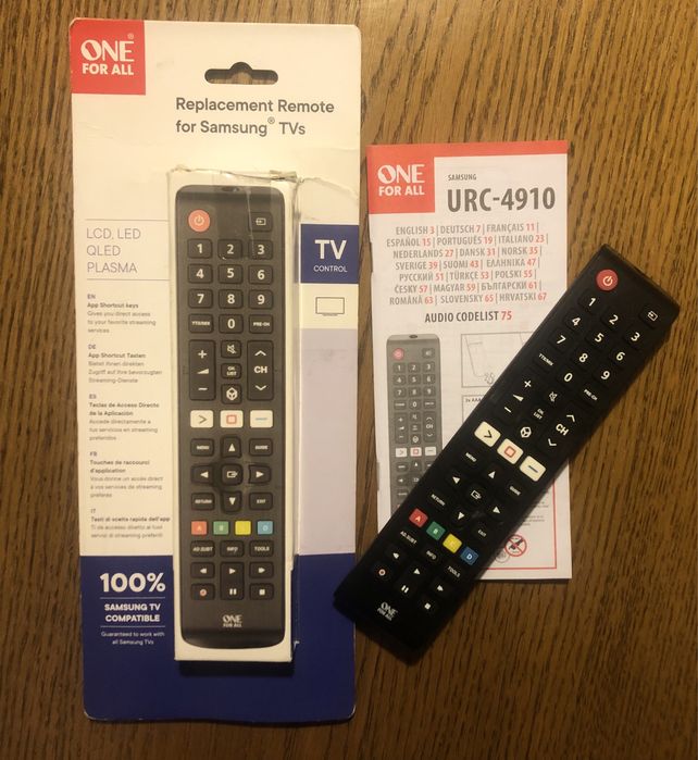 Pilot do TV Samsung ONE FOR ALL