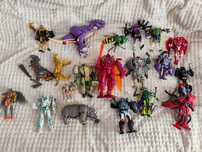 Transformers Beast Wars Kingdom Optimus Megatron Waspinator Dinobot G1