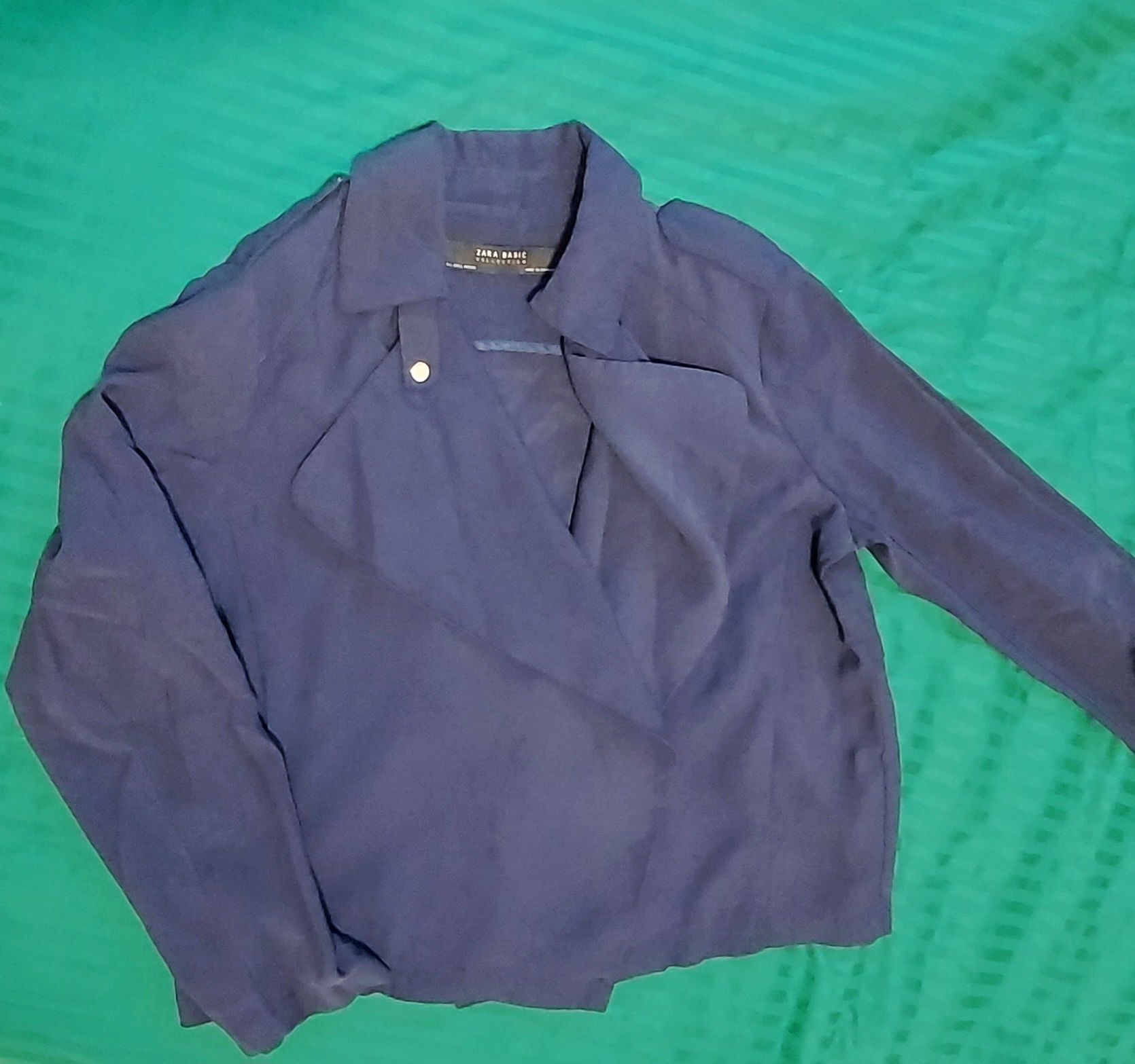 Marynarka grzybek, granat ZARA Basic r. L