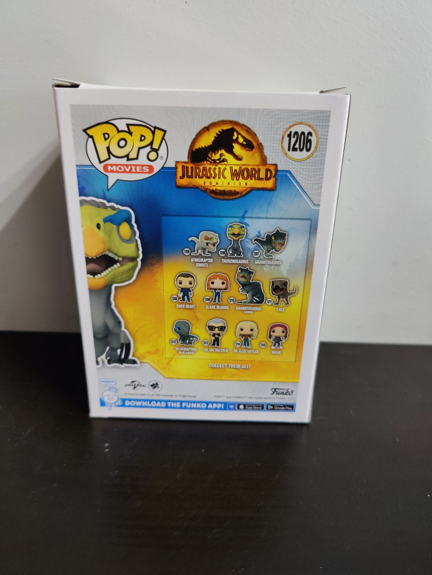 Jurassic World Dominion Terizinozau figurka Funko POP prezent dinozaur