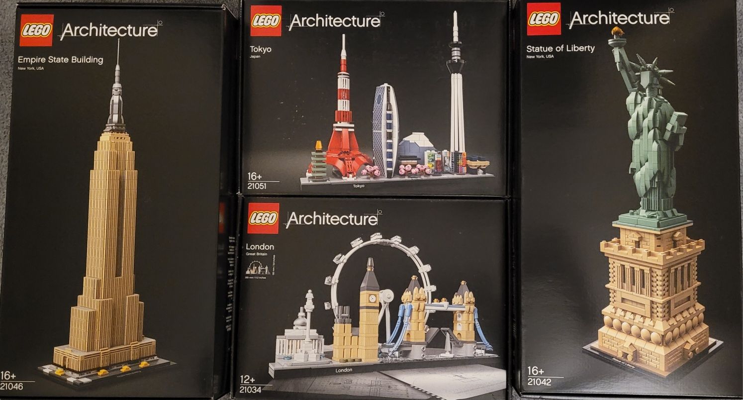 Lego Architecture - VÁRIOS SETS incluindo sets retirados