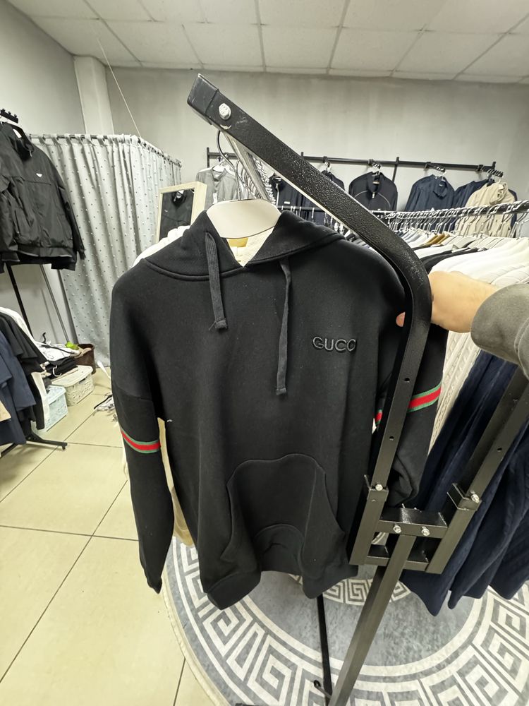 Худі GUCCI | Унісекс | Білий та чорний колір