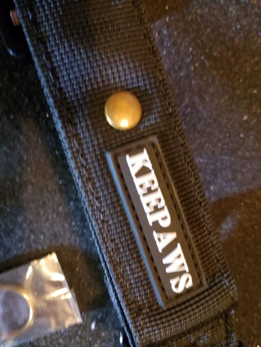 Keepaws Tactical AirTag Collar Made in USA 
Tamanho L