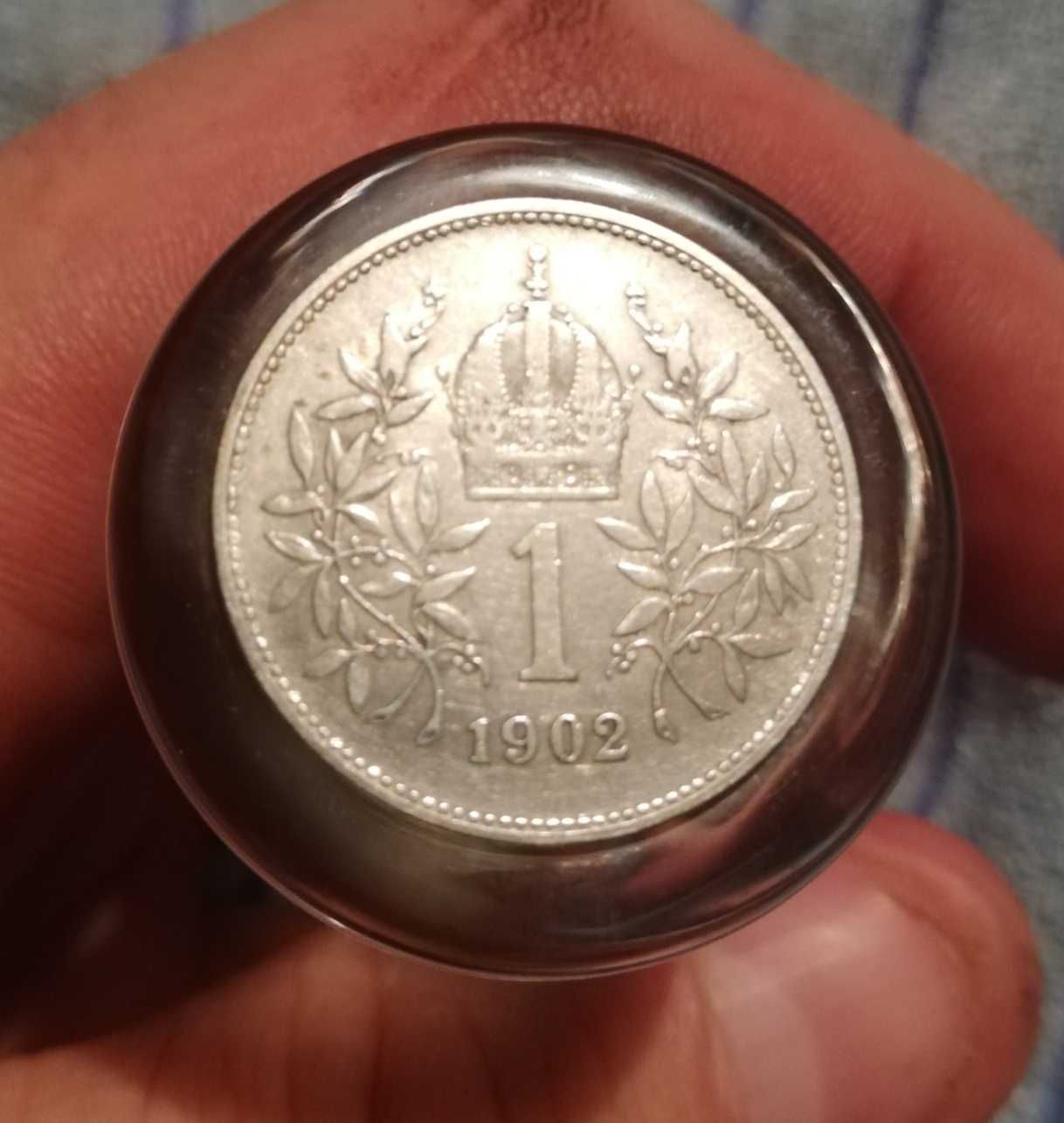 1 korona srebro 1902 rok