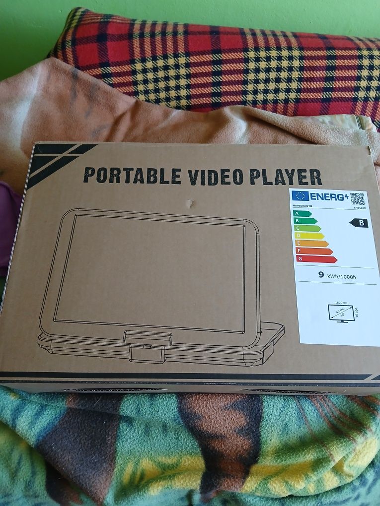 DVD Portable video PLAYER 16 cal Przenośny