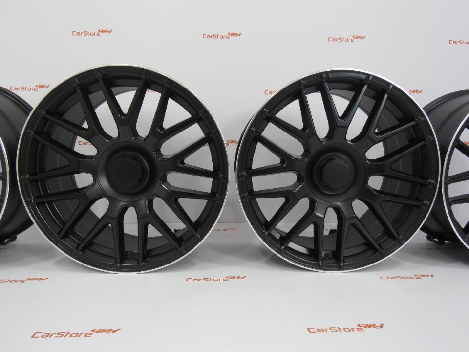 Jantes Look Mercedes Amg 19 x 8.5 et42 5x112 Preto + Polido