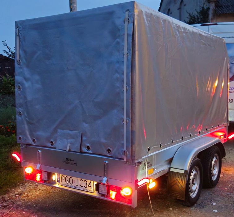 Przyczepka samochodowa  300x156x150 rok 2024 z mega oświetleniem LED