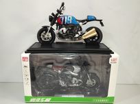 BMW R NineT модель мотоцикла 1:9 Double Horses Металл Звук Свет