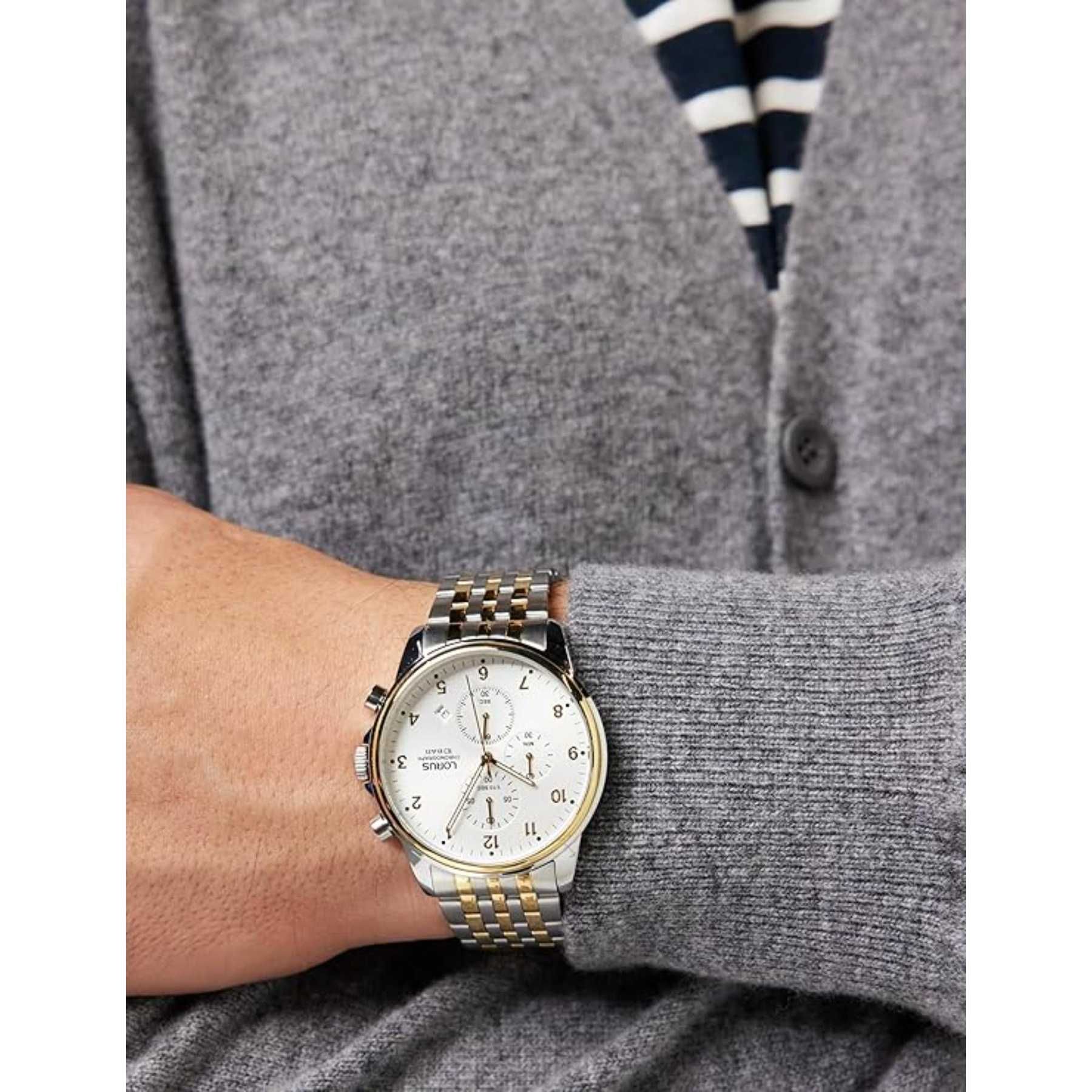 Zegarek męski Lorus Chrono RM338JX9 + BOX