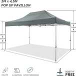 Składany Pawilon 3x4,5m Gazebo, bardzo mocna konstrukcja