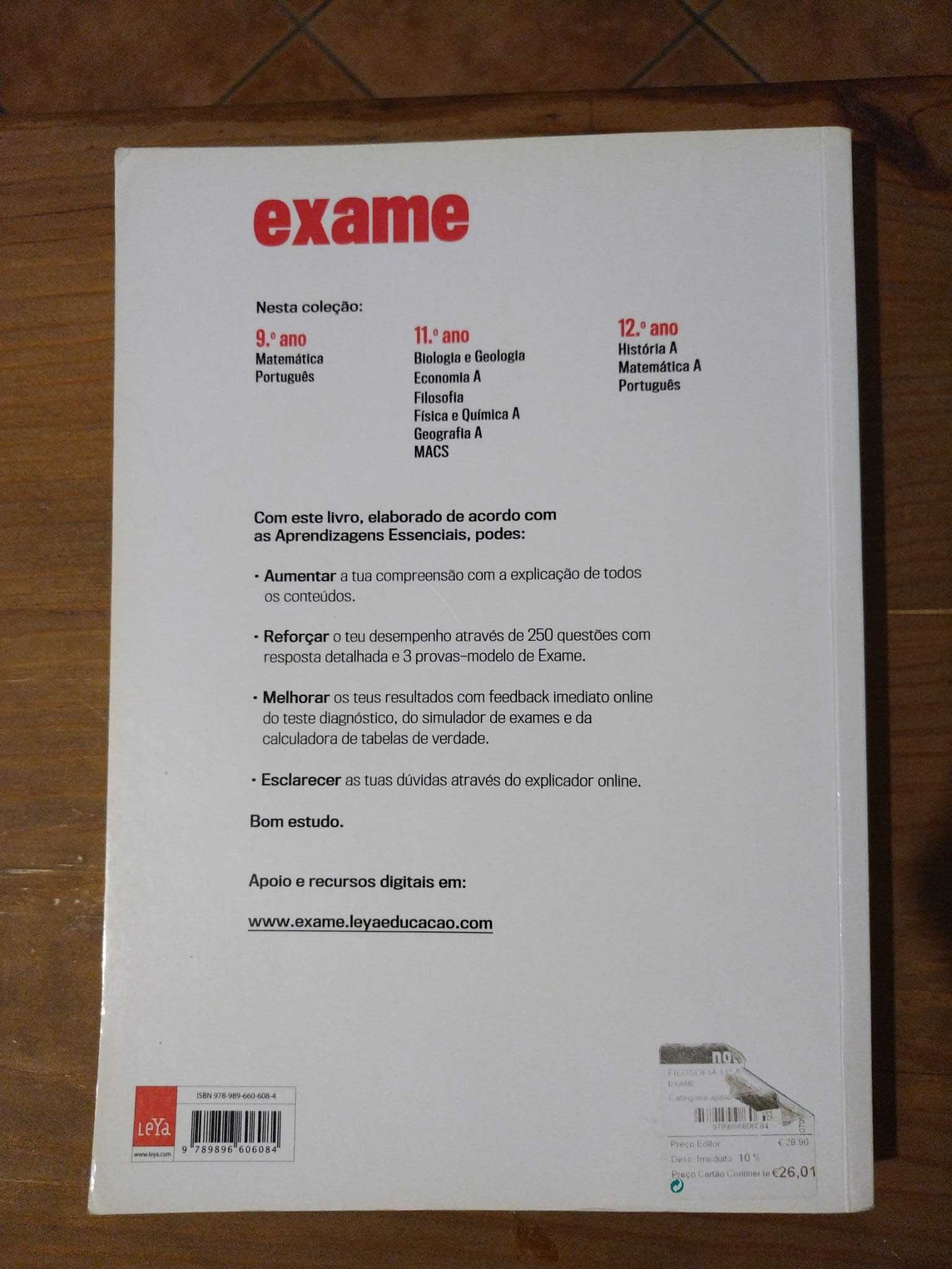 Exame Filosofia 11ºano - LEYA