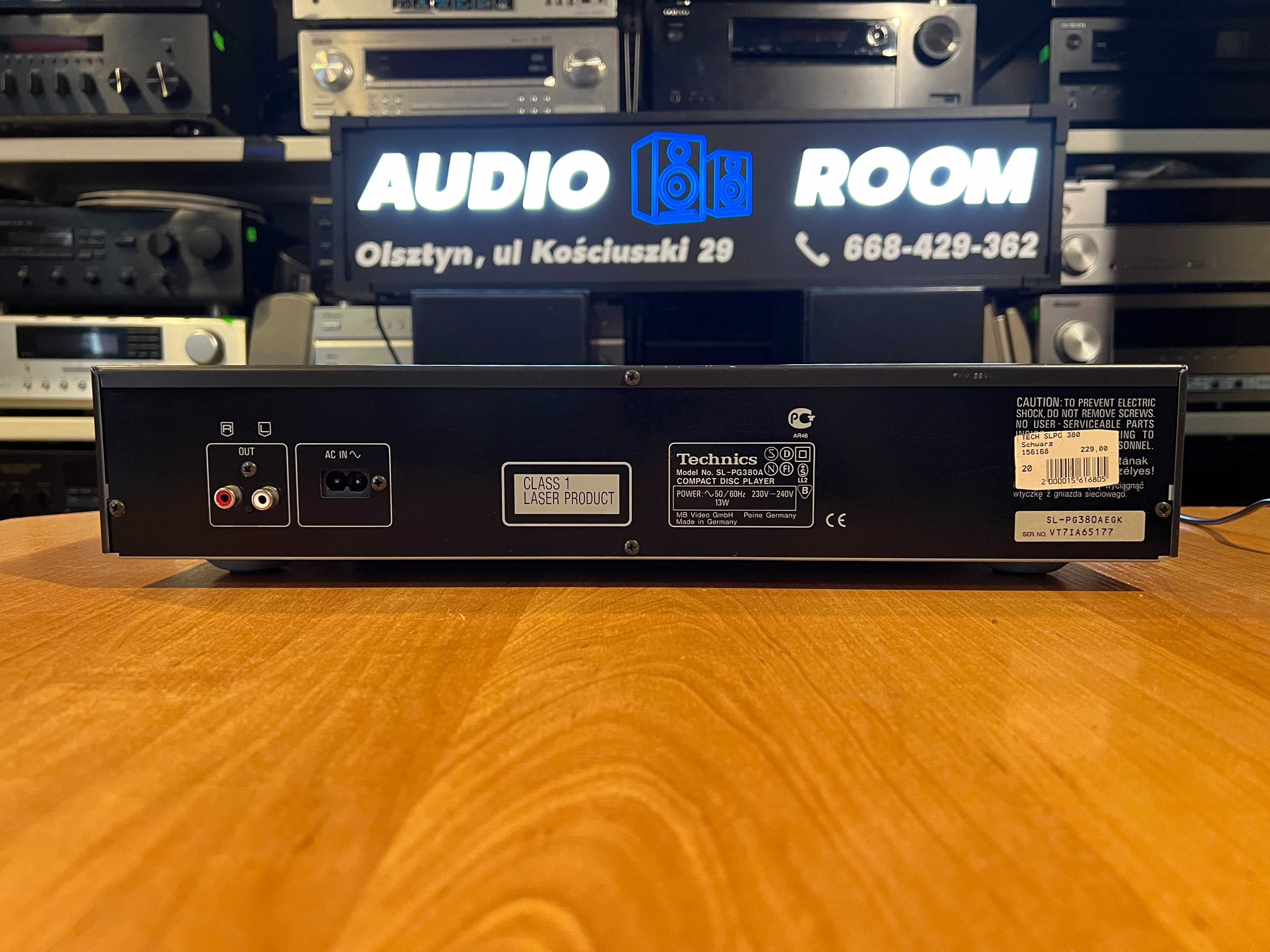 Odtwarzacz płyt CD Technics SL-PG380A Audio Room