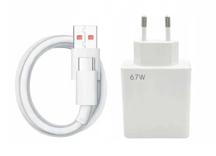 Szybka ŁADOWARKA sieciowa 67W USB-C + KABEL USB USB-C 1M do Xiaomi