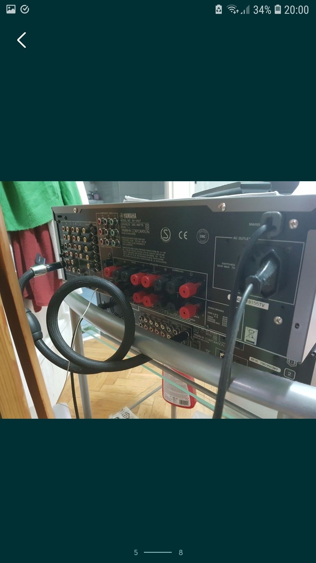 Yamaha RX V457 & BD S1065