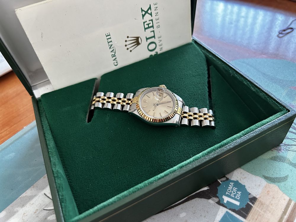 Rolex Datejust 26mm Aço e Ouro