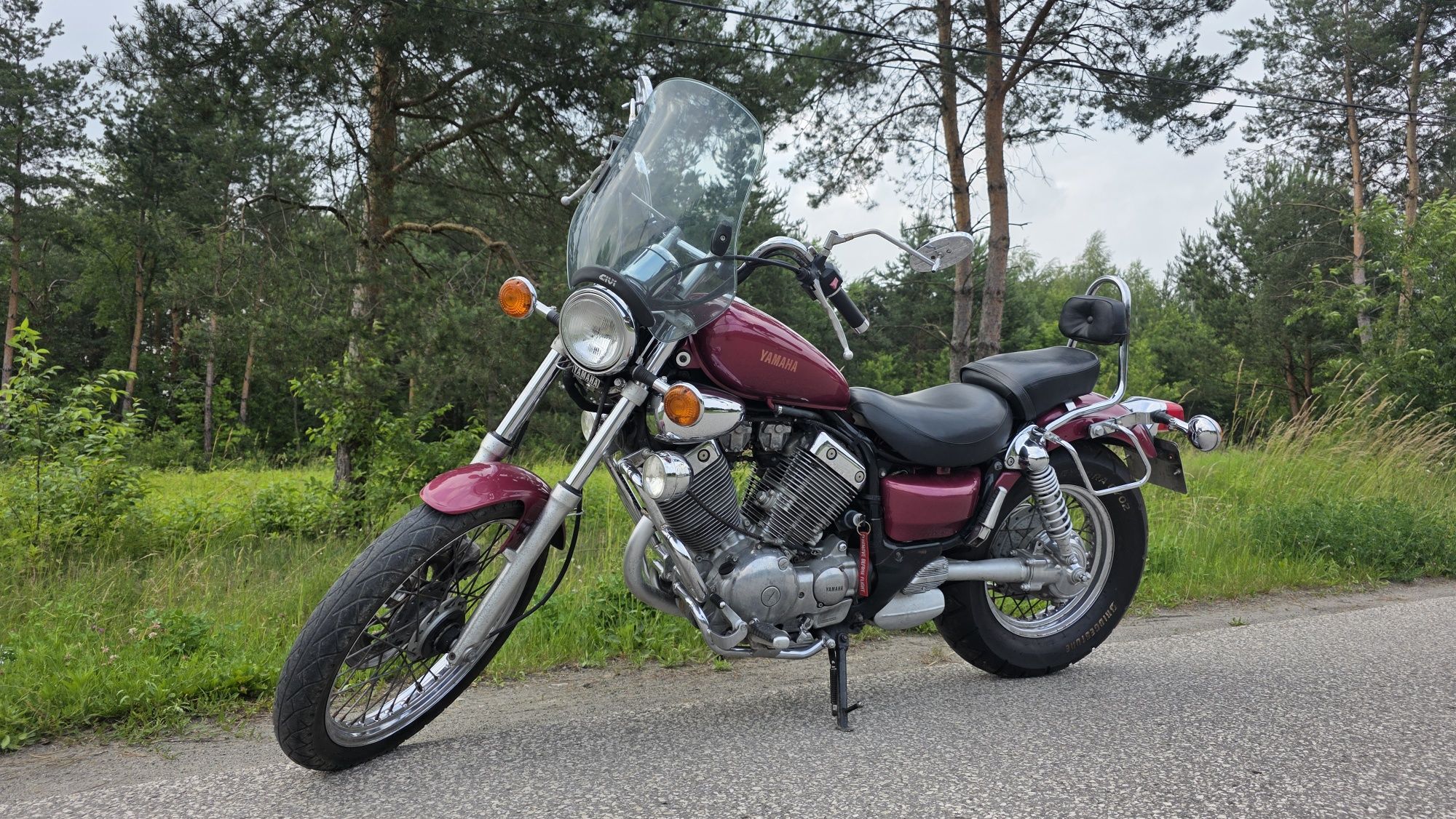 Yamaha virago virage 535 zarejestrowany w Polsce transport zamiana mz