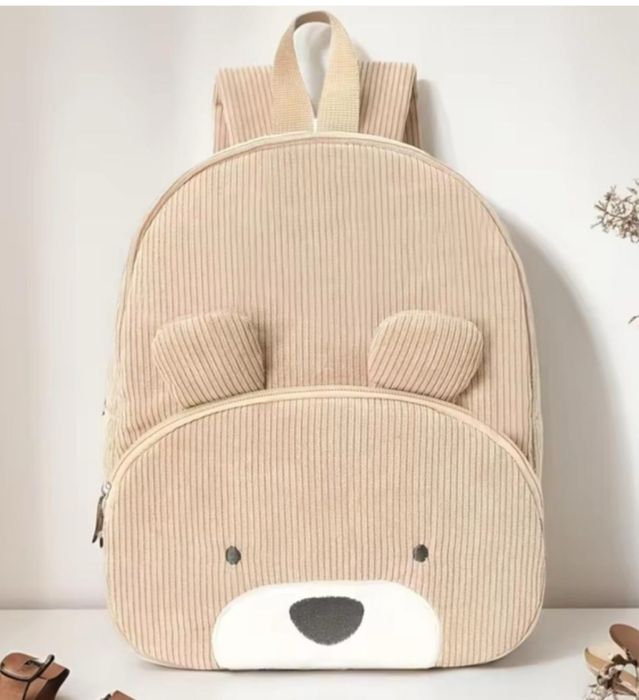 Дитячий Рюкзак Koala з Ведмедиком Вельветовий на вік 3, 4, 5 років