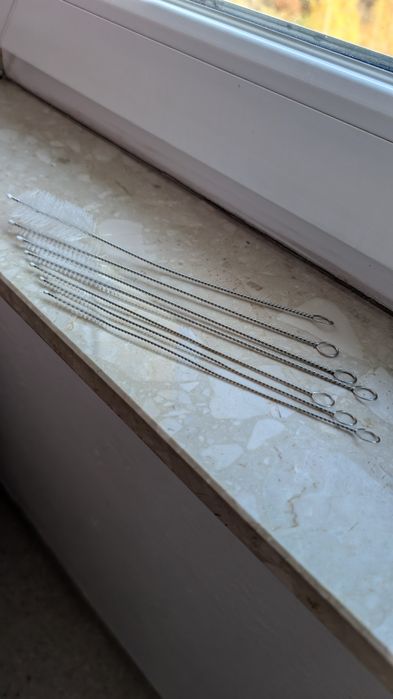 Zestaw szczoteczek do czyszczenia słomek i rurek