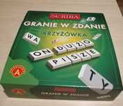 Gry planszowe słowne: "Granie w zdanie" i "Krzyżówka"
