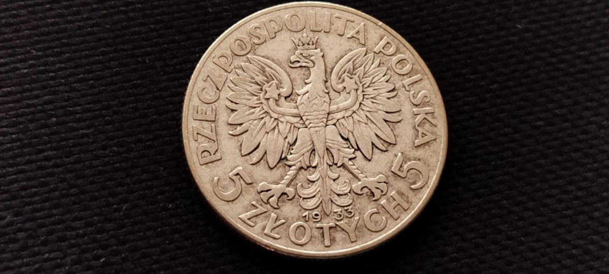 Zestaw 2 x Polonia | 10 zł 1932 BZM | 5 zł 1933 ZZM