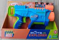 Nerf Elite Junior, Explorer, wyrzutnia i 8 strzałek. Pistolet, karabin