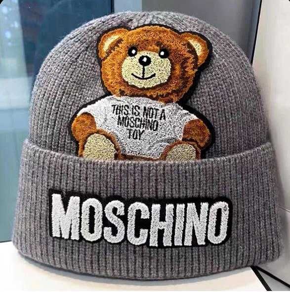шапка с нашивкой Moschino toy teddy